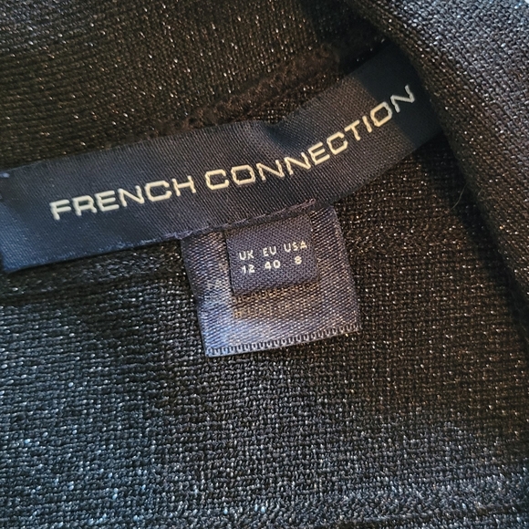 French Connection Shimmer Bandage Dress Size 8 - Picture 4 of 12